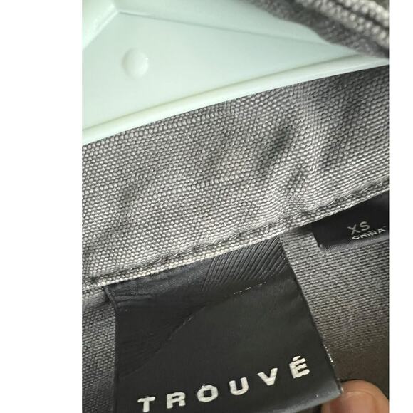 Trouvé Gray utility cargo jacket size XS Gorpcore Casual Basic Normcore - Picture 6 of 8